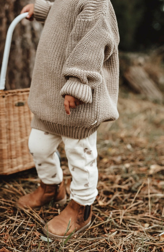 Chunky sweater latte