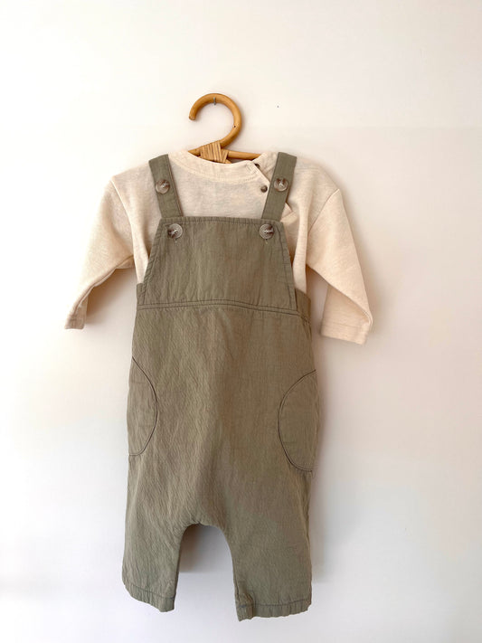 Soft dungaree pants