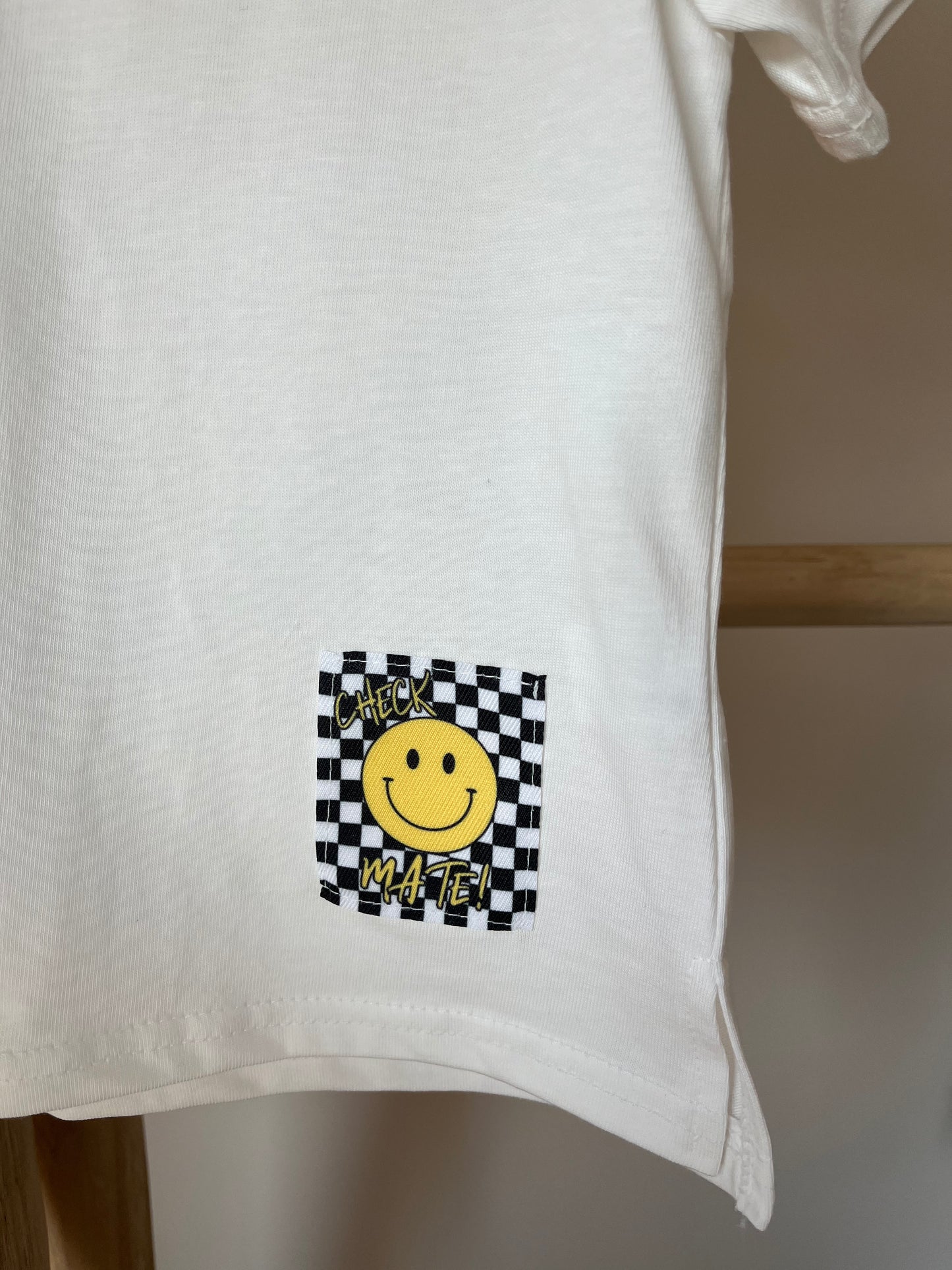 Smile patch tee